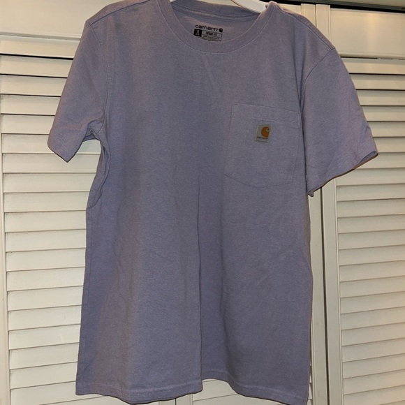 Carhartt Tops - Carhartt Women’s Purple Pocket T-Shirt Loose Fit
